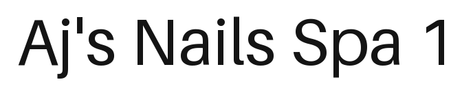 Aj's Nails Spa 1